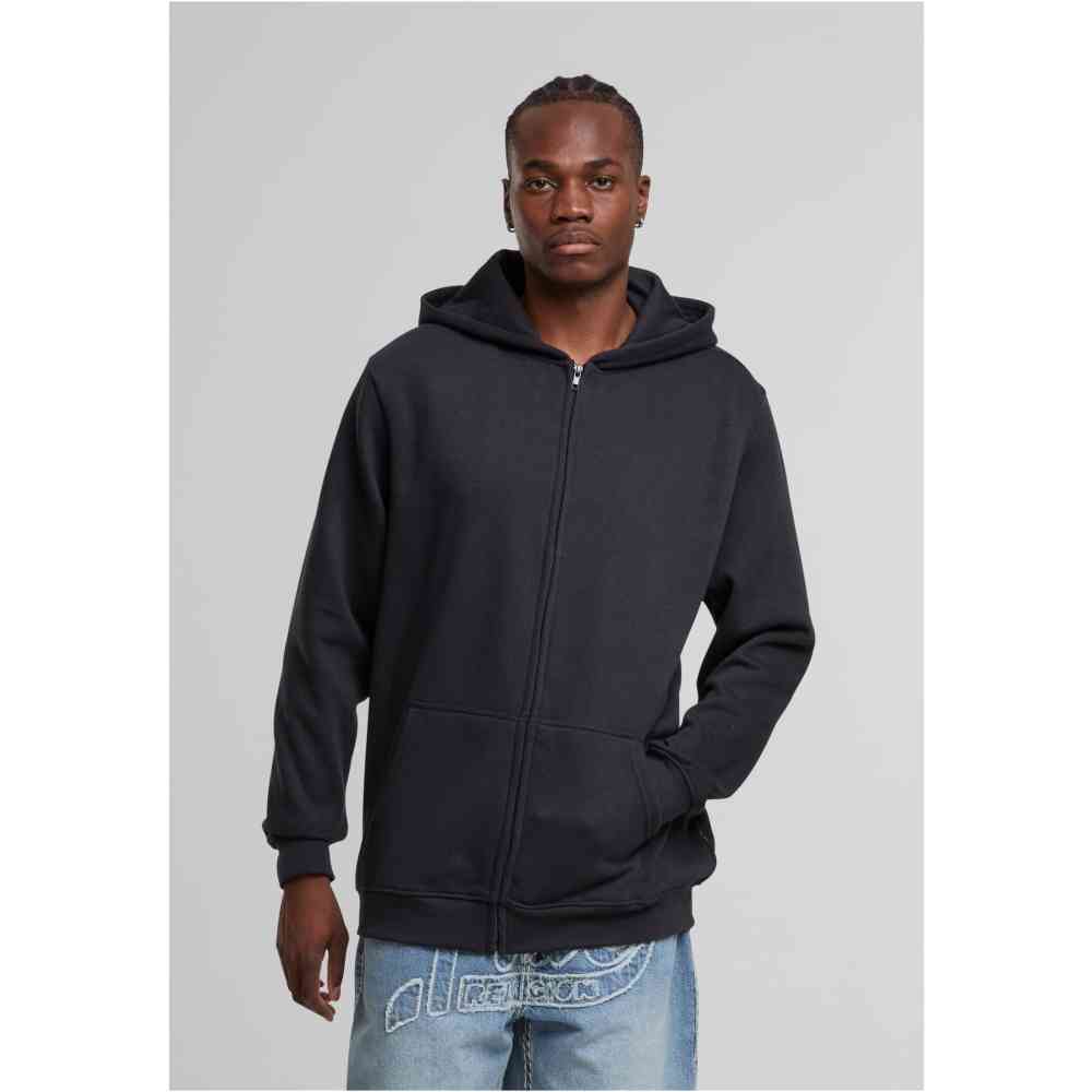 Urban Classics - Basic Essential Zip hoodie - Dark blue